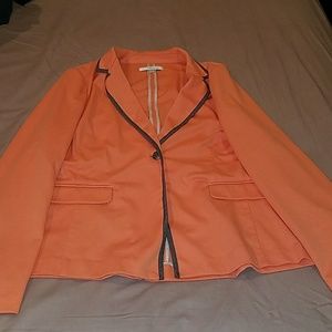 Ellen tracey peach blazer
